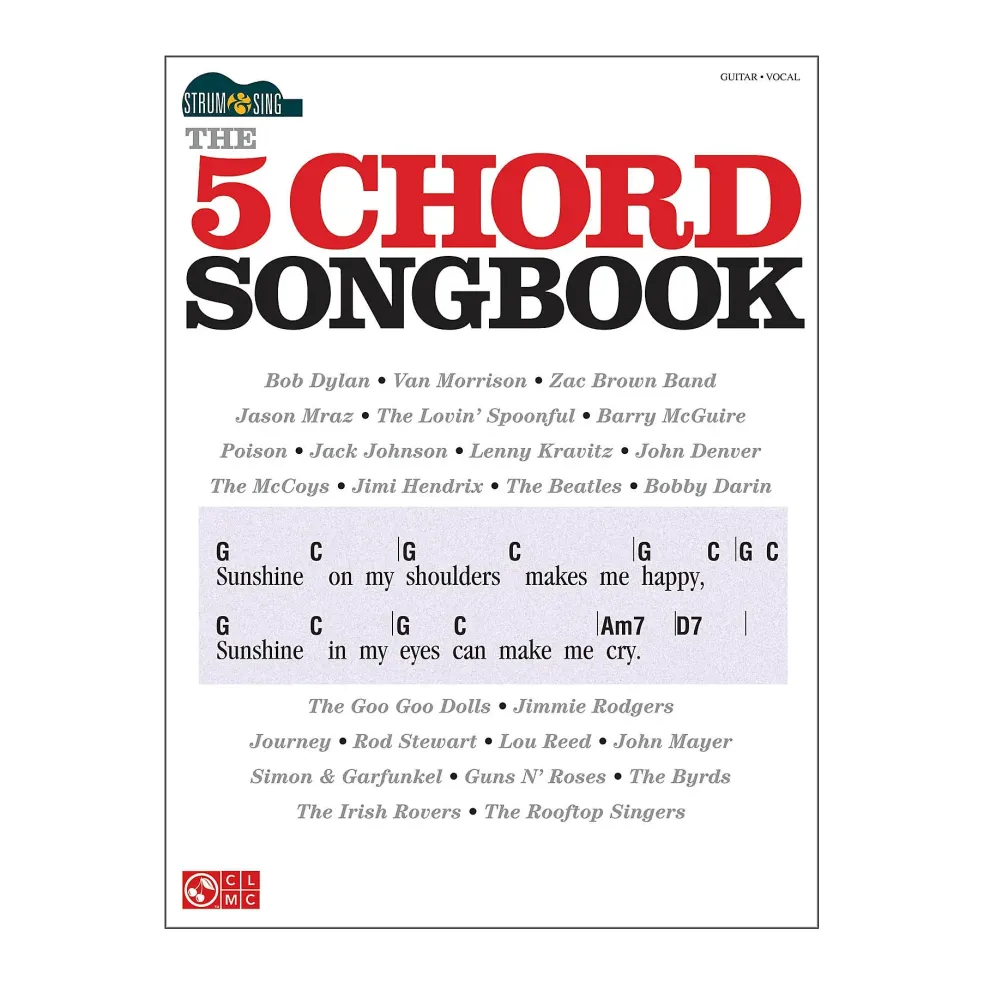 Cherry Lane The 5 Chord Songbook - Strum & Sing Series