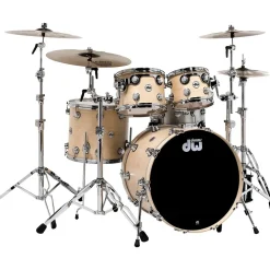 Clearance DW Collector's Series 4-Piece Shell Pack Natural Maple Chrome Hardware
