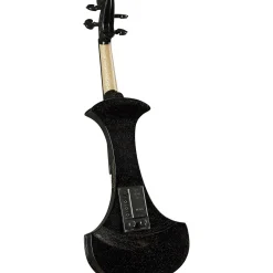 Cremona SV-180BKE Premier Student Electric Violin Outfit 4/4 Metallic Black