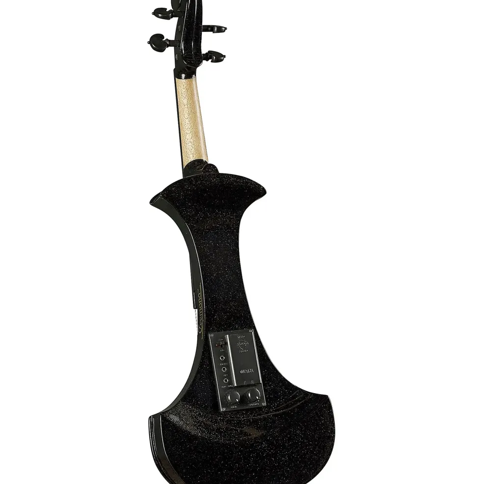 Cremona SV-180BKE Premier Student Electric Violin Outfit 4/4 Metallic Black