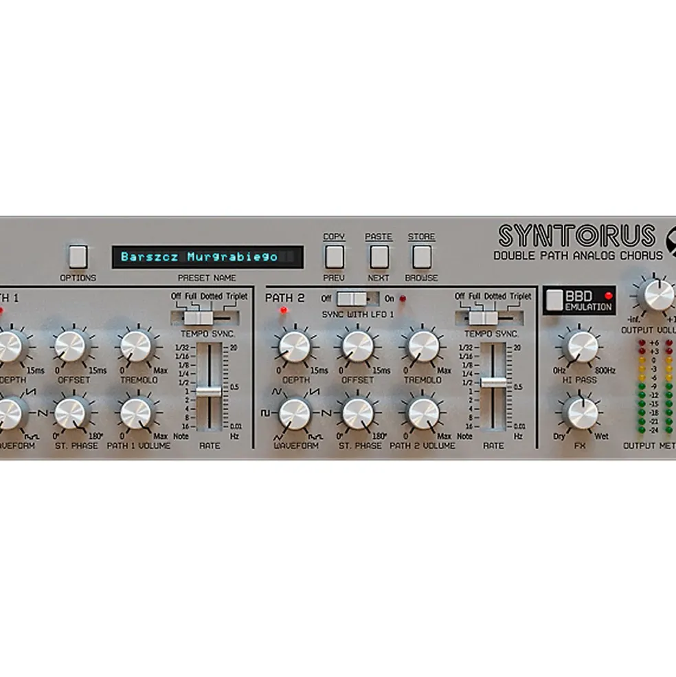 D16 Group Syntorus Double Path Analog Chorus (VST/AU) Software Download