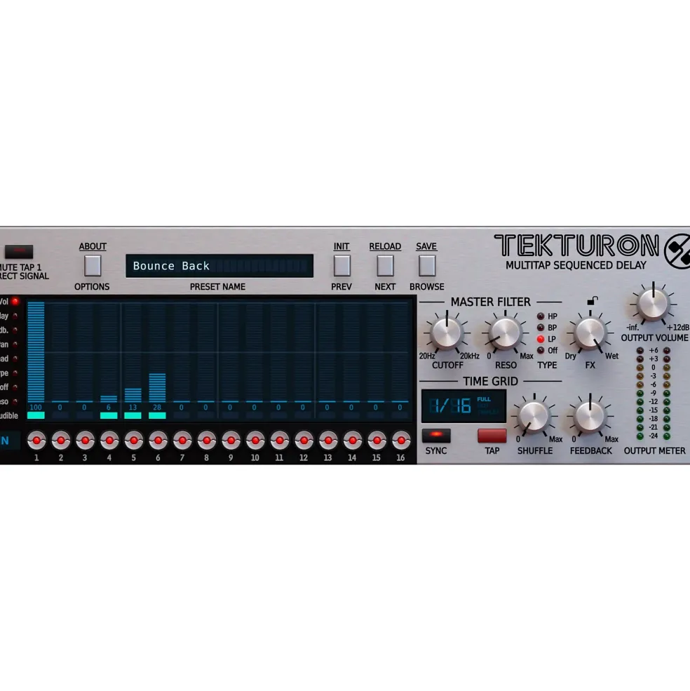 D16 Group Tekturon Multitap Sequenced Delay Plug-in