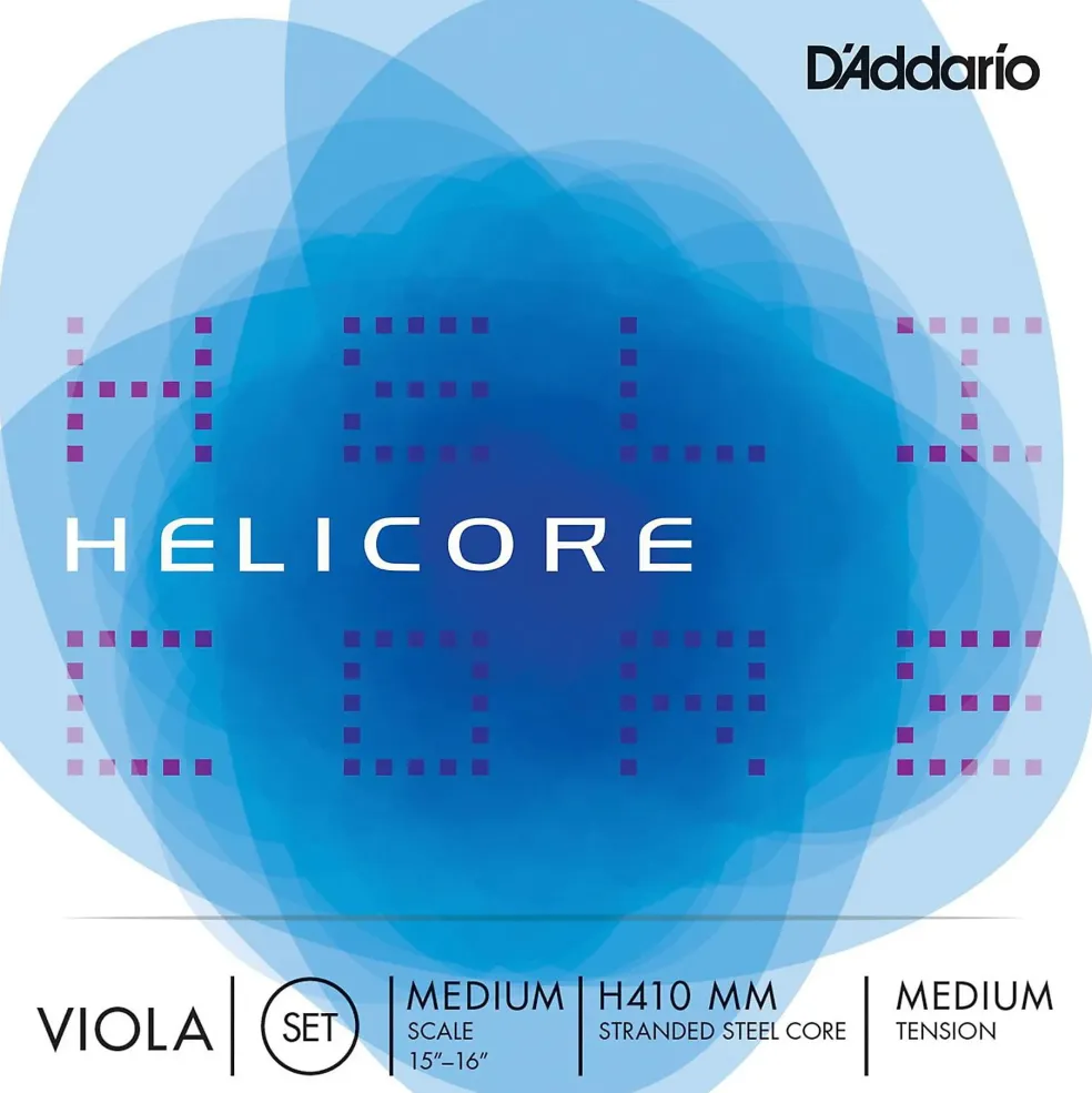 D'Addario H410 Helicore Viola String Set 15+ Medium Scale