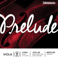 D'Addario Prelude Series Viola G String 16+ Long Scale
