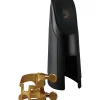 D'Addario Woodwinds H-Ligature for Tenor Saxophone Fits Hard Rubber Mouthpieces Gold