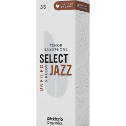 D'Addario Woodwinds Select Jazz, Baritone Saxophone - Filed,Box of 5 4S