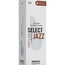 D'Addario Woodwinds Select Jazz, Baritone Saxophone - Filed,Box of 5 4S