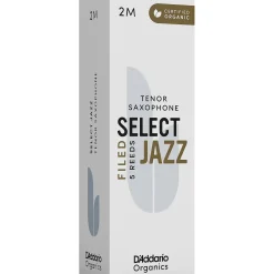 D'Addario Woodwinds Select Jazz, Alto Saxophone - Filed,Box of 10 2S