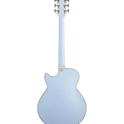 D'Angelico D'Angelico EX-SS Non-F Hole Deluxe Edition Hollowbody Electric Guitar Matte Powder Blue Tortoise Pickguard
