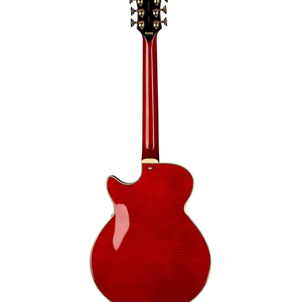 D'Angelico Excell SS Soho Hollowbody Electric Guitar With Stairstep Tailpiece Dark Cherry Burst