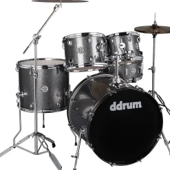 ddrum D2 5-Piece Complete Drum Kit Dark Silver Sparkle