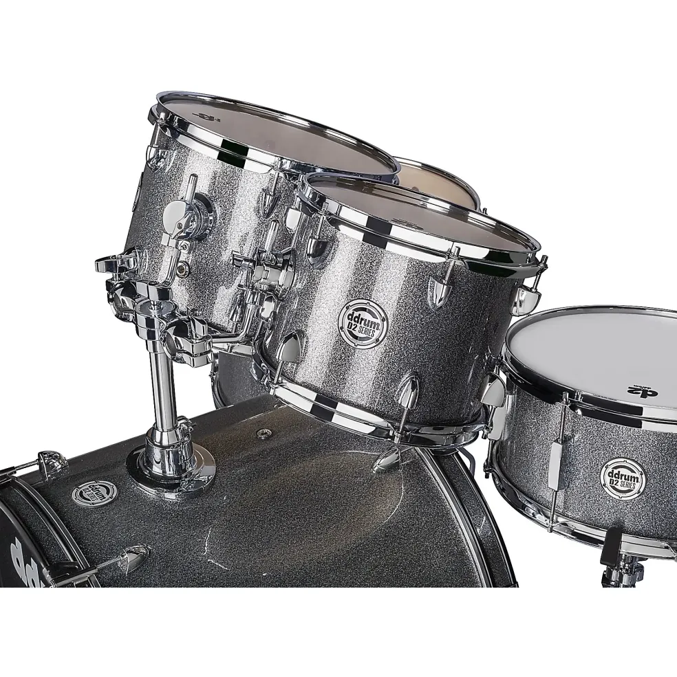 ddrum D2 5-Piece Complete Drum Kit Dark Silver Sparkle