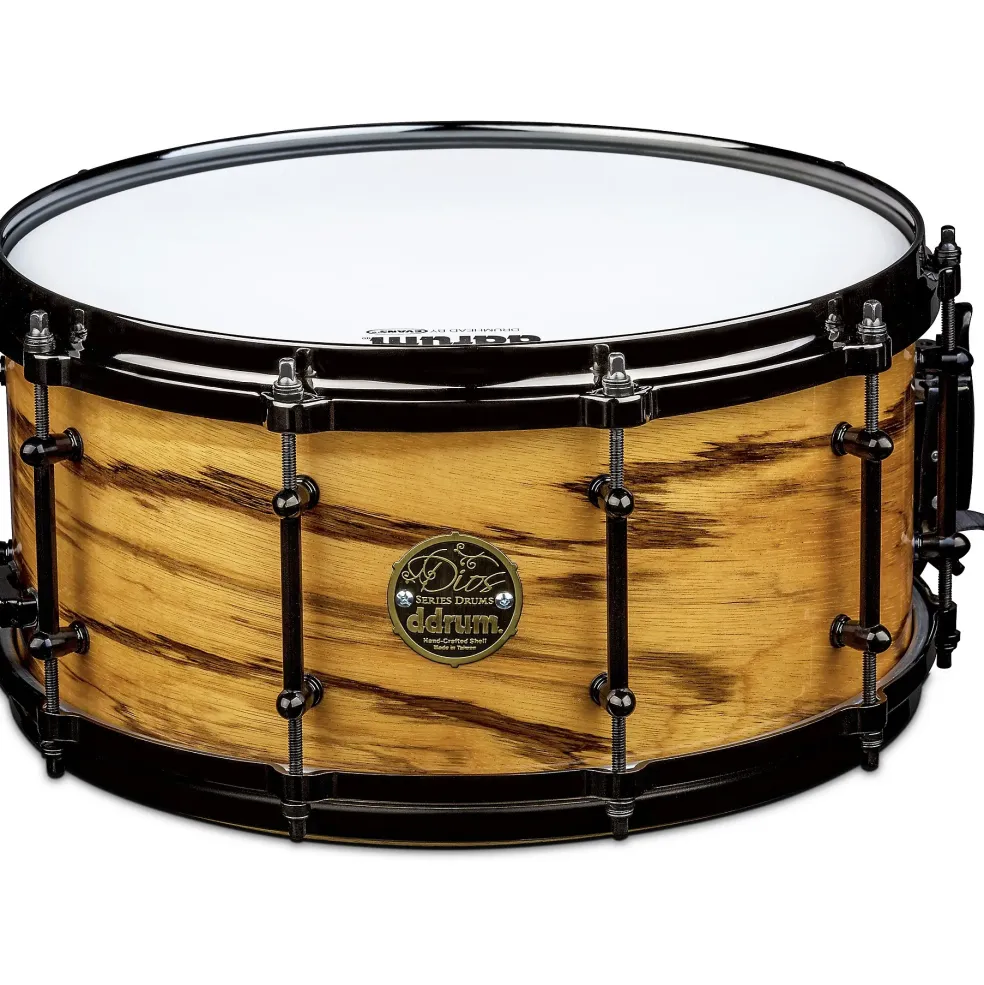 ddrum Dios Maple Snare Drum With Exotic Zebravood Veneer 14 x 6.5 in. Natural