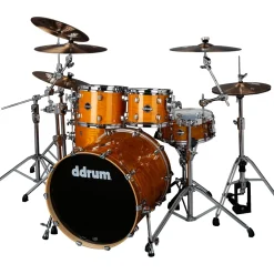 ddrum Dominion Birch 5-Piece Shell Pack With Ash Veneer Gloss Natural