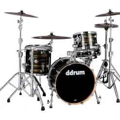 ddrum Dominion 4-Piece Shell Pack Brushed Olive Metallic