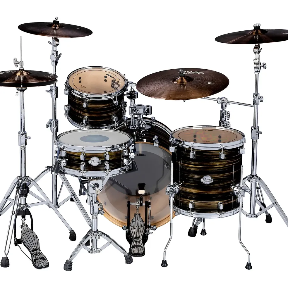 ddrum Dominion 4-Piece Shell Pack Brushed Olive Metallic
