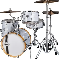 ddrum SE Flyer 4-Piece Shell Pack White Pearl
