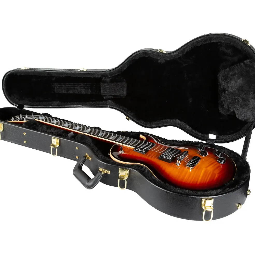 Dean USA Thoroughbred Flame Top Electric Guitar Trans Brazilia