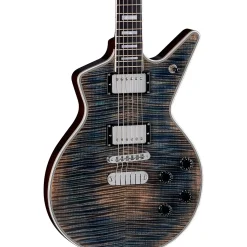 Dean USA Time Capsule Flamed Top Cadillac Electric Guitar Faded Denim