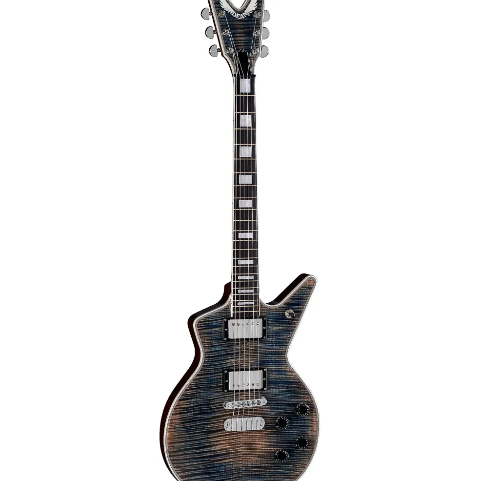 Dean USA Time Capsule Flamed Top Cadillac Electric Guitar Faded Denim