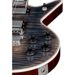 Dean USA Time Capsule Flamed Top Cadillac Electric Guitar Faded Denim