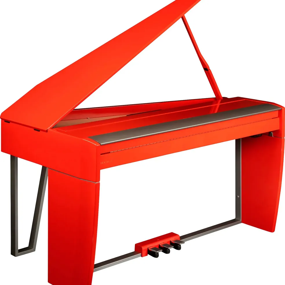 Dexibell VIVO H10MG Digital Mini Grand Piano Polished Dark Red
