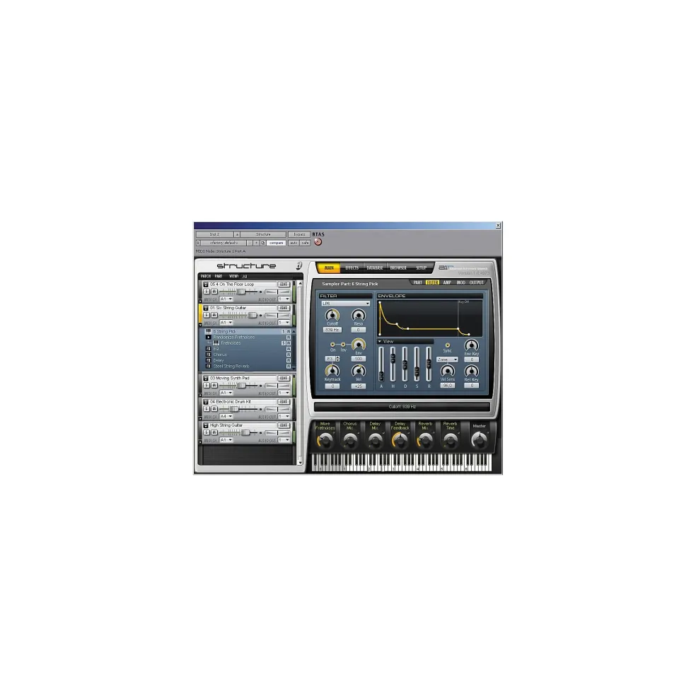 Digidesign Structure LE Sampler Virtual Instrument