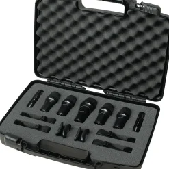 Digital Reference DRDK7 7-Piece Drum Mic Kit Cable and Stand Package