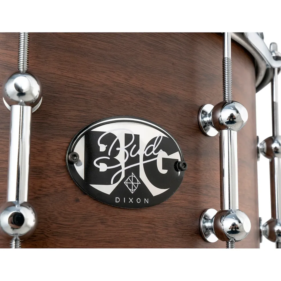 Dixon Artisan Gregg Bissonette Signature Big Bud Snare Drum 14 x 8 in. Natural Walnut Satin