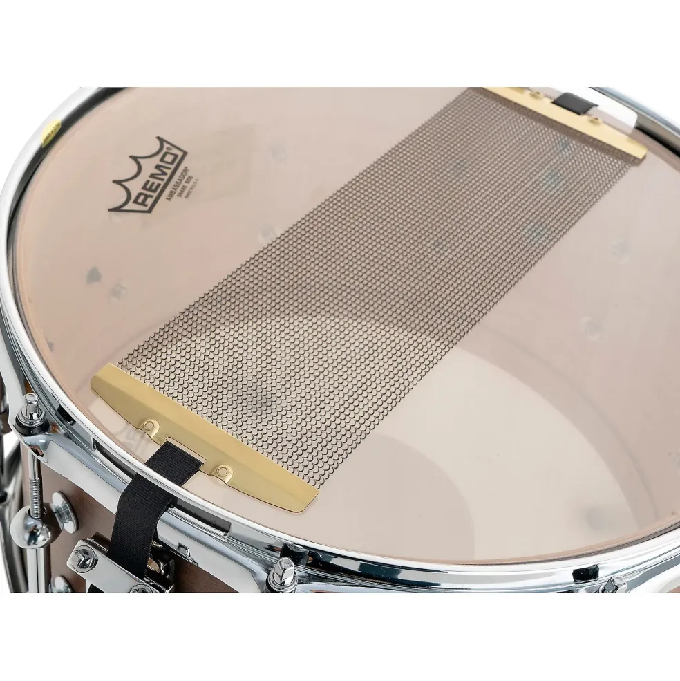 Dixon Artisan Gregg Bissonette Signature Big Bud Snare Drum 14 x 8 in. Natural Walnut Satin