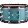 Dixon Cornerstone Maple Wood Hoop Snare Drum 14 x 6.5 in. Quetzal Blue