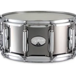 Dixon Gregg Bissonette Signature Steel Snare Drum 14 x 6.5 in. Black Nickel