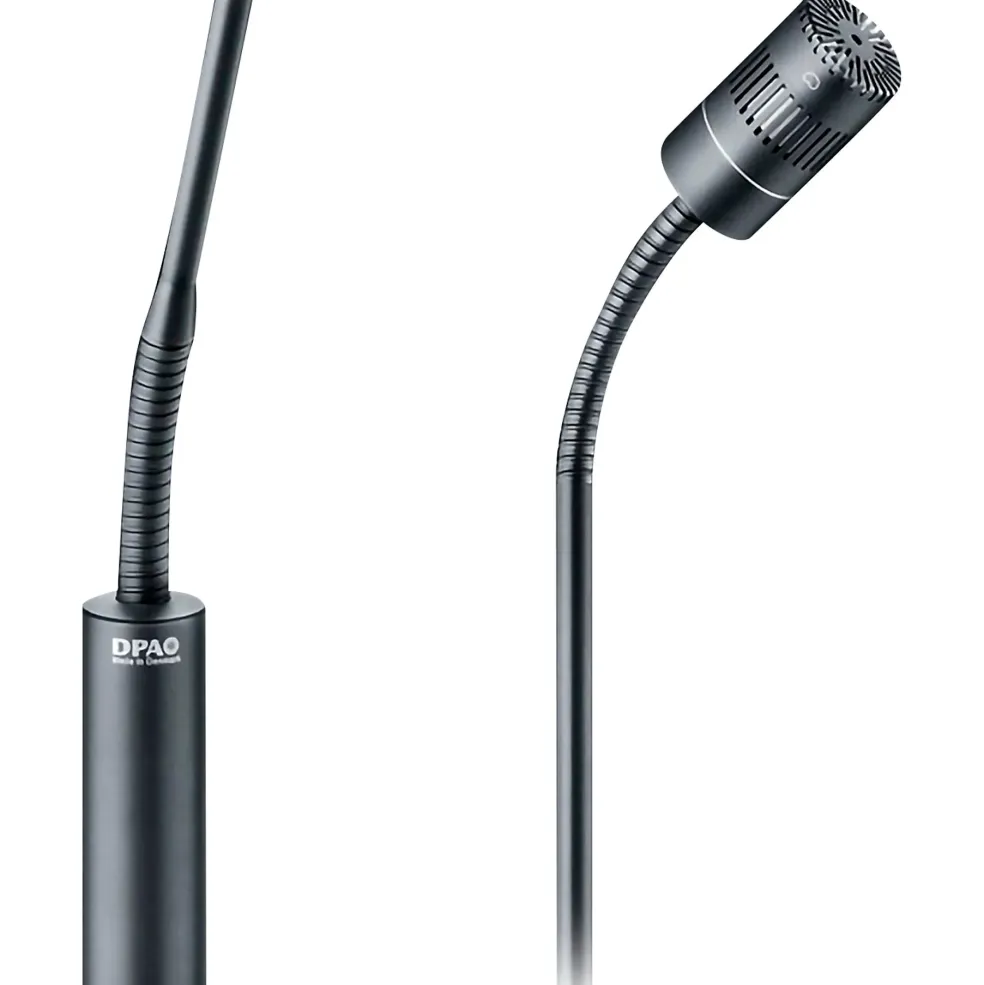 DPA Microphones 4011 Cardioid Mic, Black, XLR, 47 cm (18 in) Boom, Top and Bottom Gooseneck