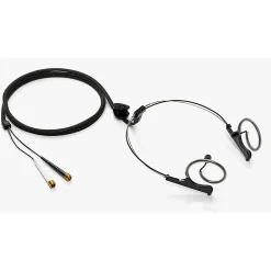 DPA Microphones 4560 CORE Binaural Headset, Normal SPL, Black, MicroDot