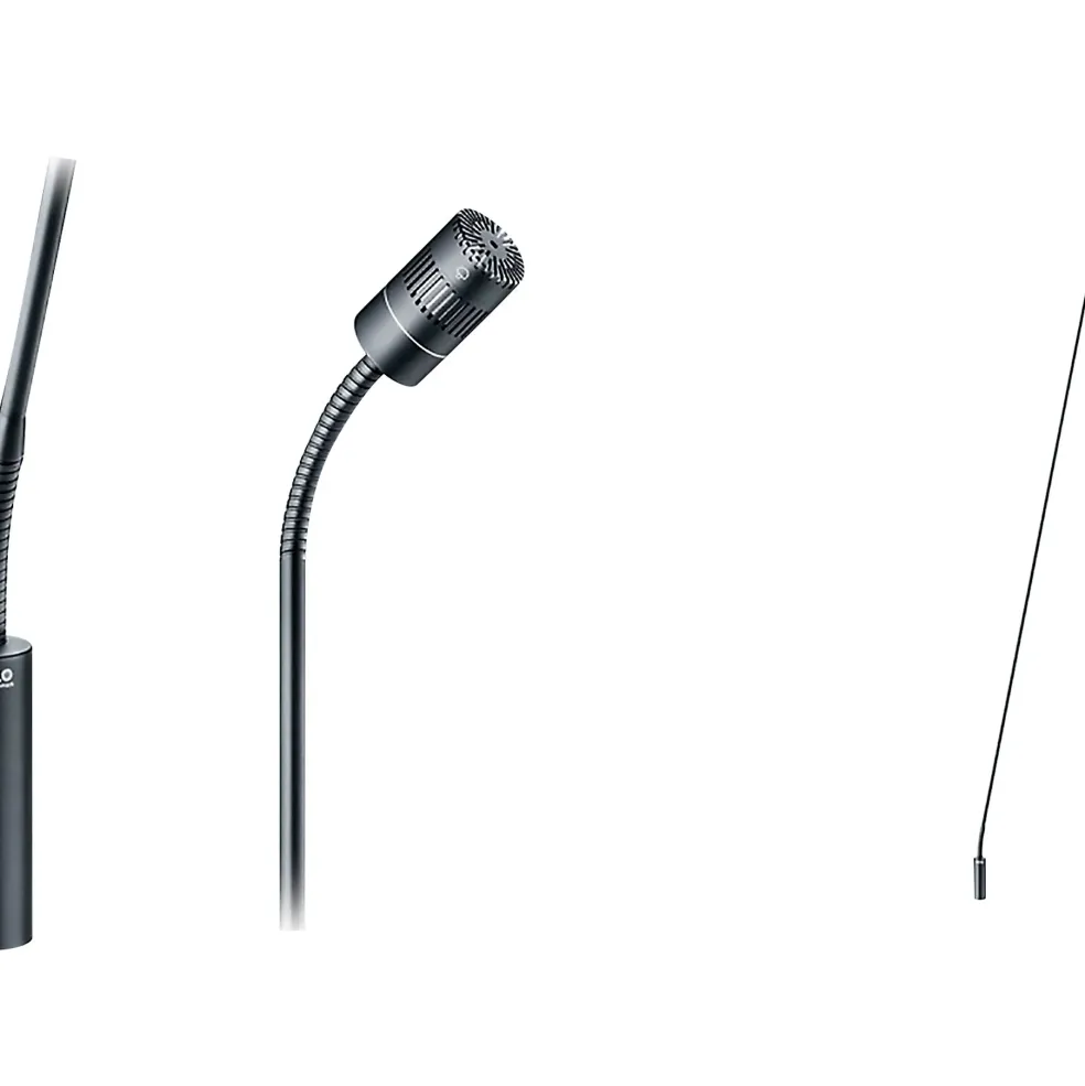 DPA Microphones 4018 Supercardioid Mic, Black, XLR, 122 cm (48 in) Boom, Top and Bottom Gooseneck