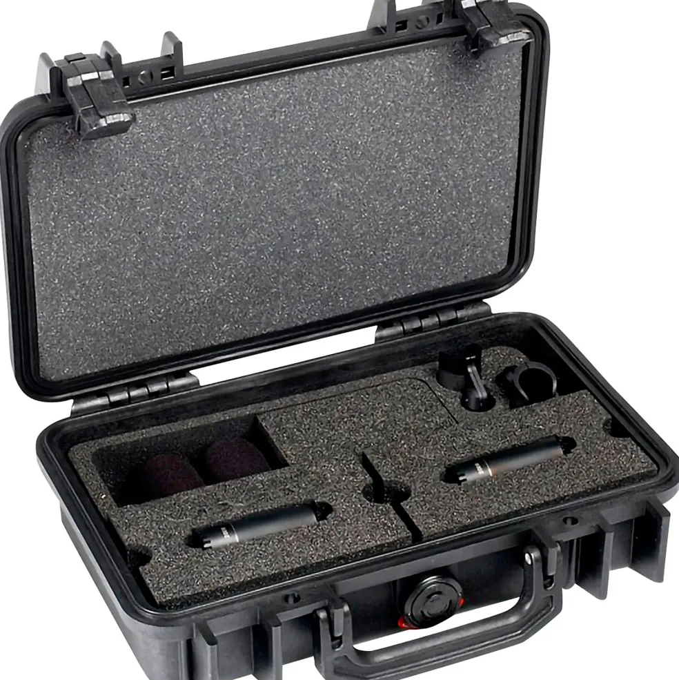DPA Microphones 2006A Stereo Pair With Clips and Windscreens in Peli Case