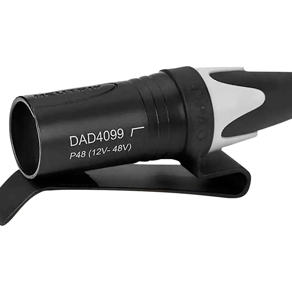 DPA Microphones Adapter for MicroDot to XLR With Belt Clip & Low Cut