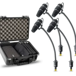 DPA Microphones d:vote CORE 4099 Mic Rock Touring Kit, 4 Mics and accessories, Extreme SPL in a Peli-case