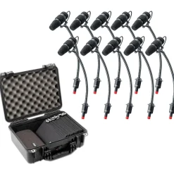 DPA Microphones d:vote CORE 4099 Classic Touring Kit, 10 Mics and accessories, Loud SPL in a Peli-case