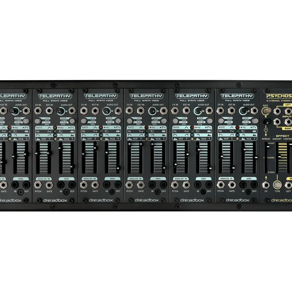 Dreadbox Telepathy 6-Voice Analog Synthesizer Module System