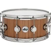 DW Cherry Mahogany Natural Lacquer With Nickel Hardware Snare Drum 14x6.5" 14 x 6.5 in.