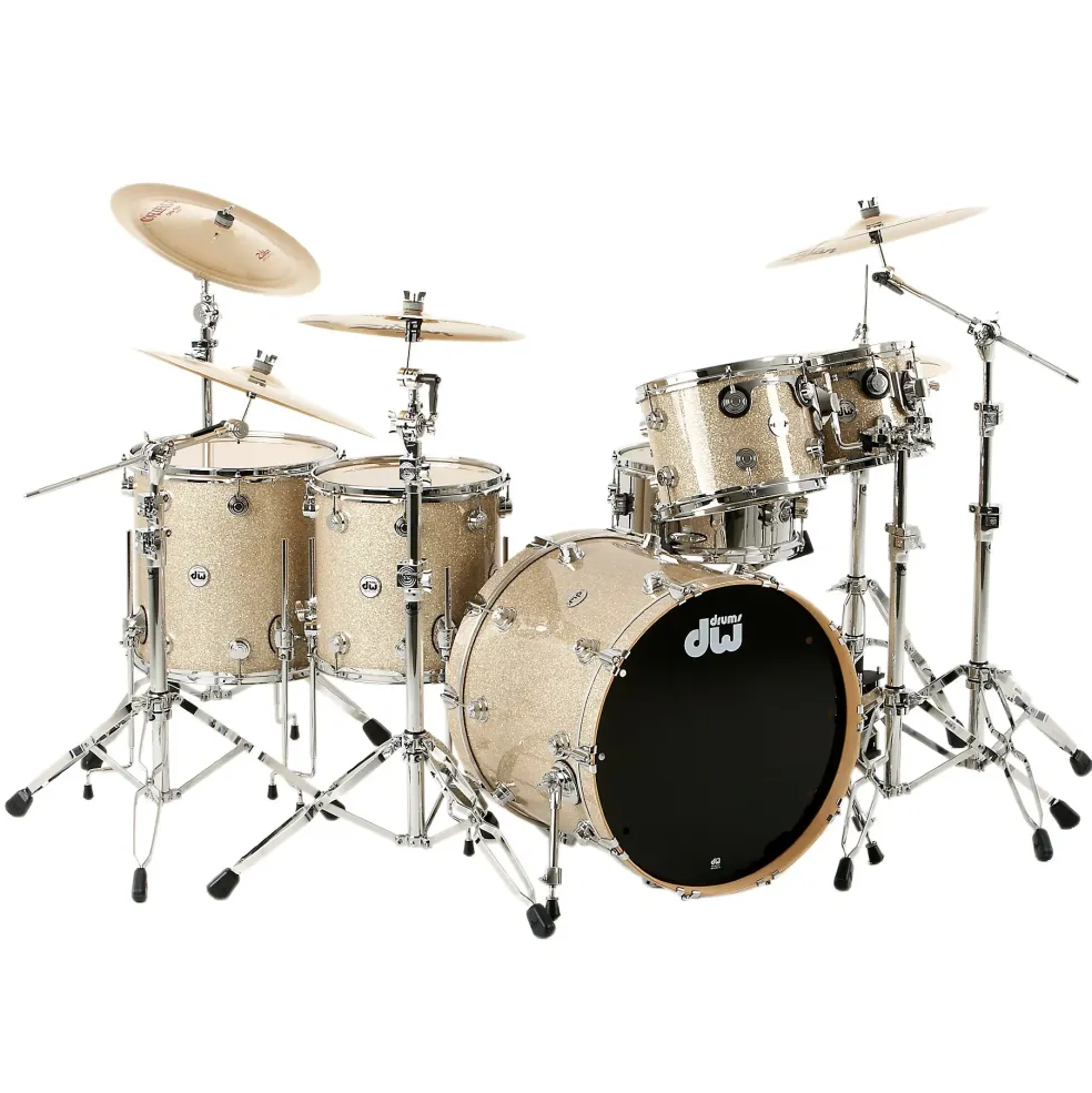 DW Collector's Series 5-Piece Shell Pack Broken Glass Chrome Hardware