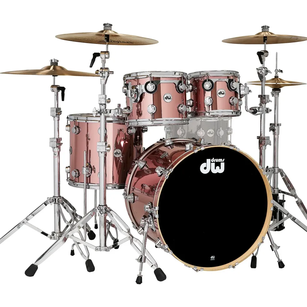 DW Collector's Series 5-Piece Shell Pack Black Oyster Chrome Hardware