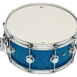 DW Collector's SSC Maple Finish Ply Snare Drum 14 x 6.5 in. Blue Glass