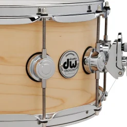DW Collector's SSC Maple Satin Oil Snare Drum with Chrome Hardware 14 x 6.5 in. Natural