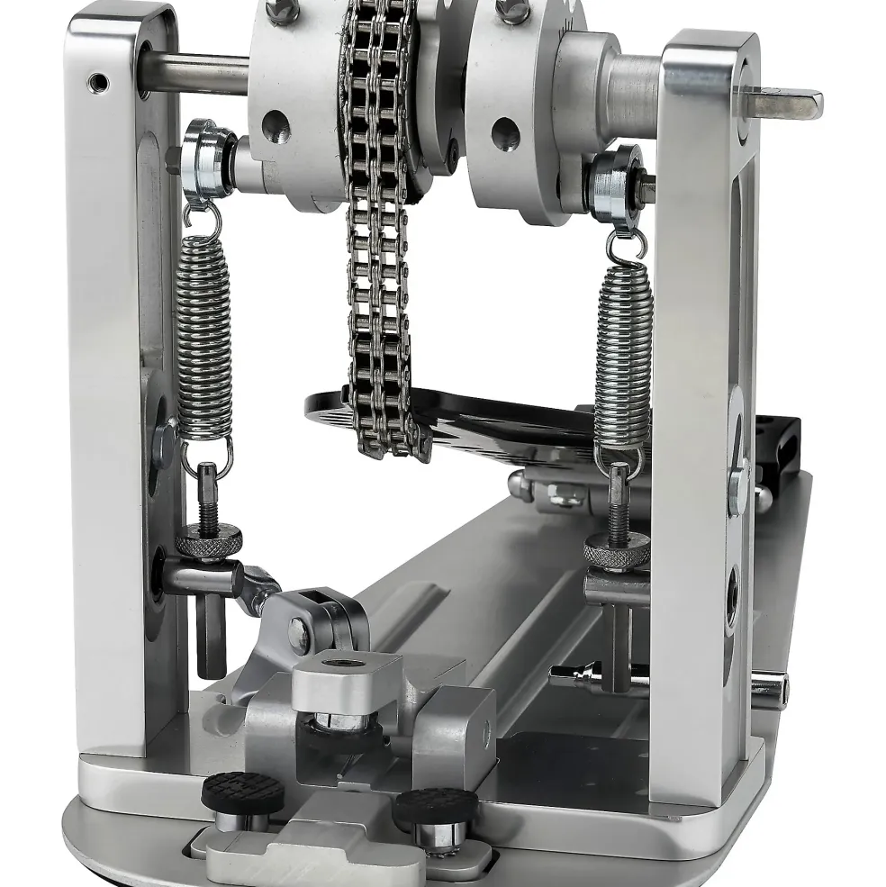 DW Colorboard Machined Chain Drive Double Bass Drum Pedal With Graphite Footboard