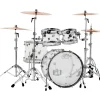 DW Design Series Acrylic 4-Piece Shell Pack With Chrome Hardware Clear