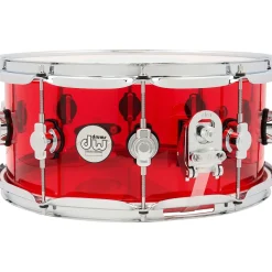 DW Design Series Acrylic Snare Drum With Chrome Hardware 14 x 6 in. Clear