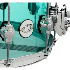 DW Design Series Acrylic Ruby Snare Drum 14 x 6.5 in. Ruby Glass
