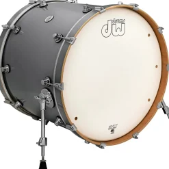 DW Design Series Bass Drum 22 x 18 in. Steel Gray